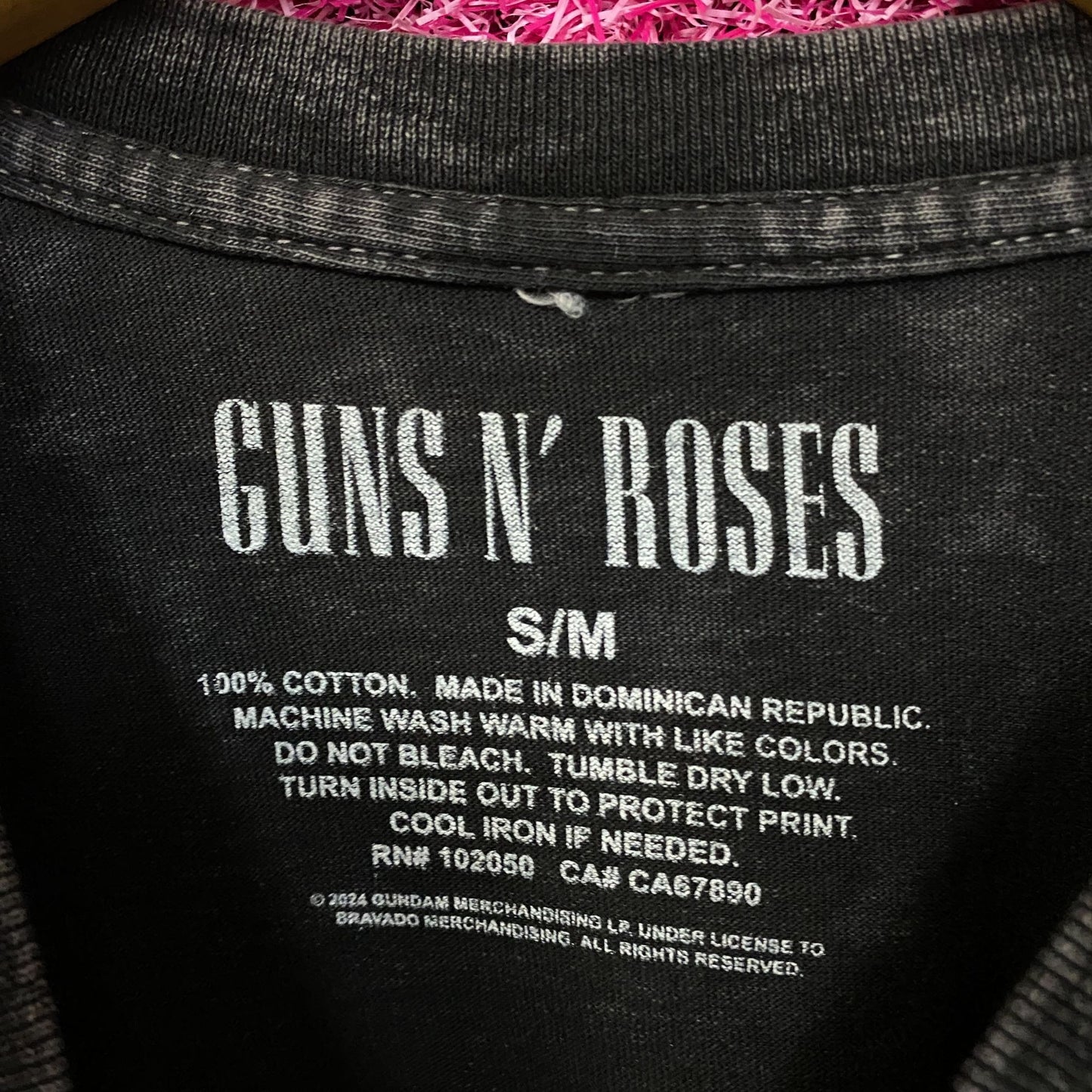 Guns N' Roses Appetite For Destruction Red Skull Graphic T-Shirt S/M