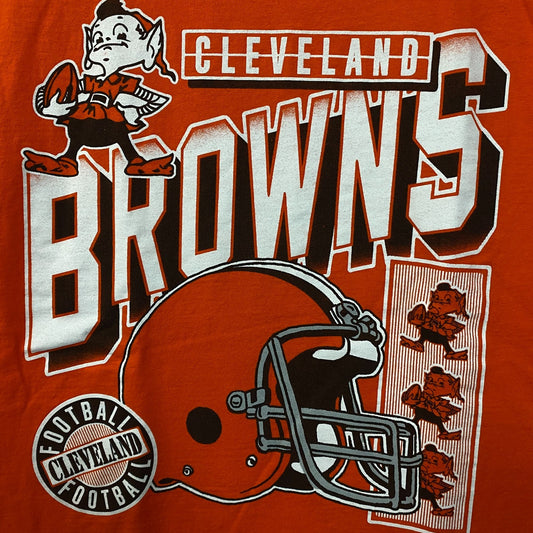 Junk Food Clothing NFL Cleveland Browns Checkdown Flea Market Tee Small