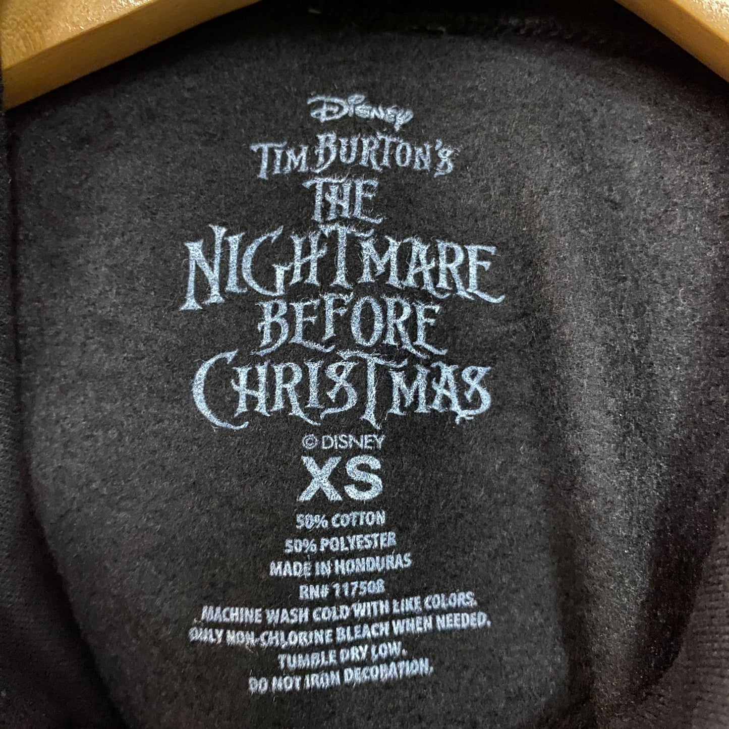 Jack Skellington All Hail The Pumpkin King Hoodie size XS