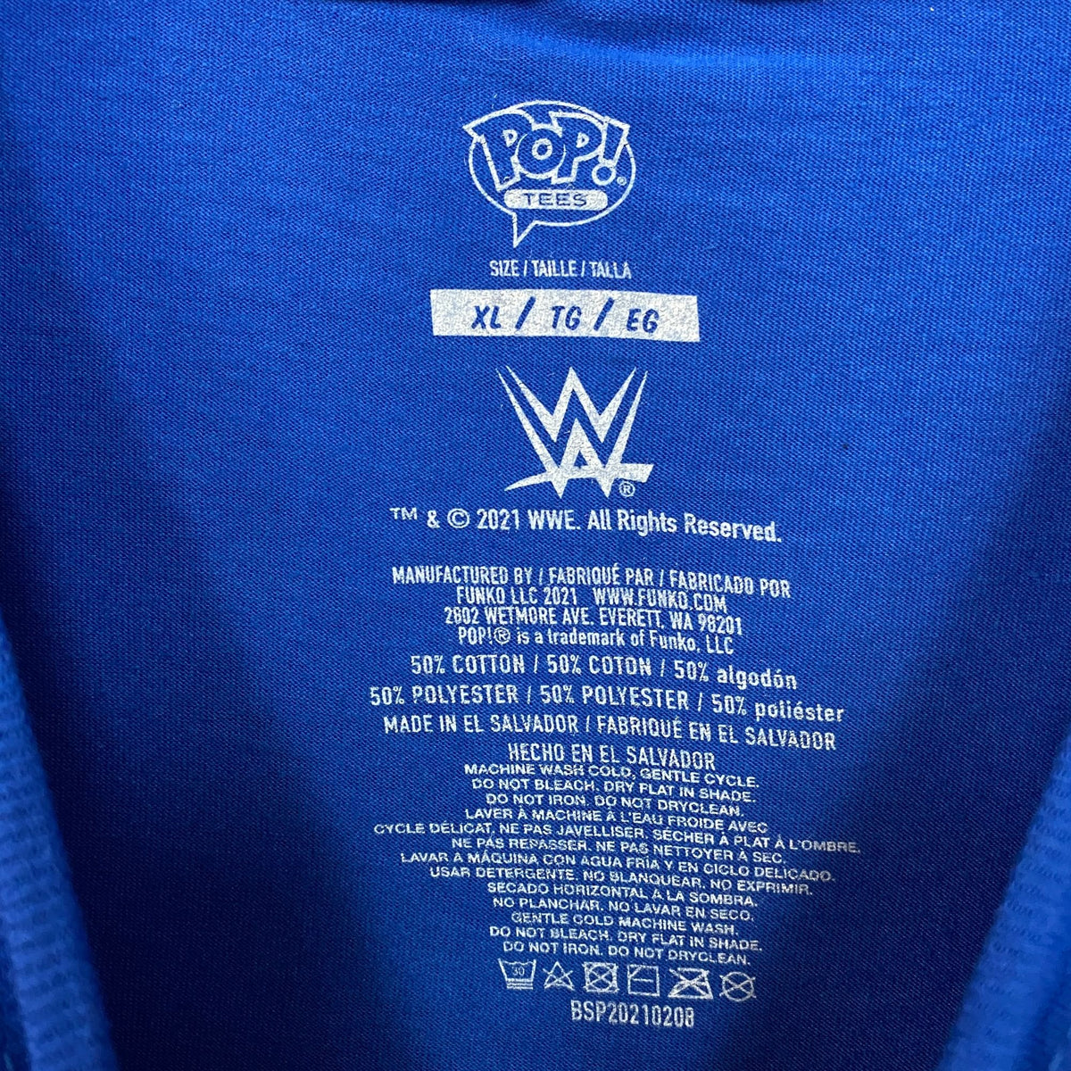 WWE Rock 'N' Sock O's Funko Graphic T-Shirt XL