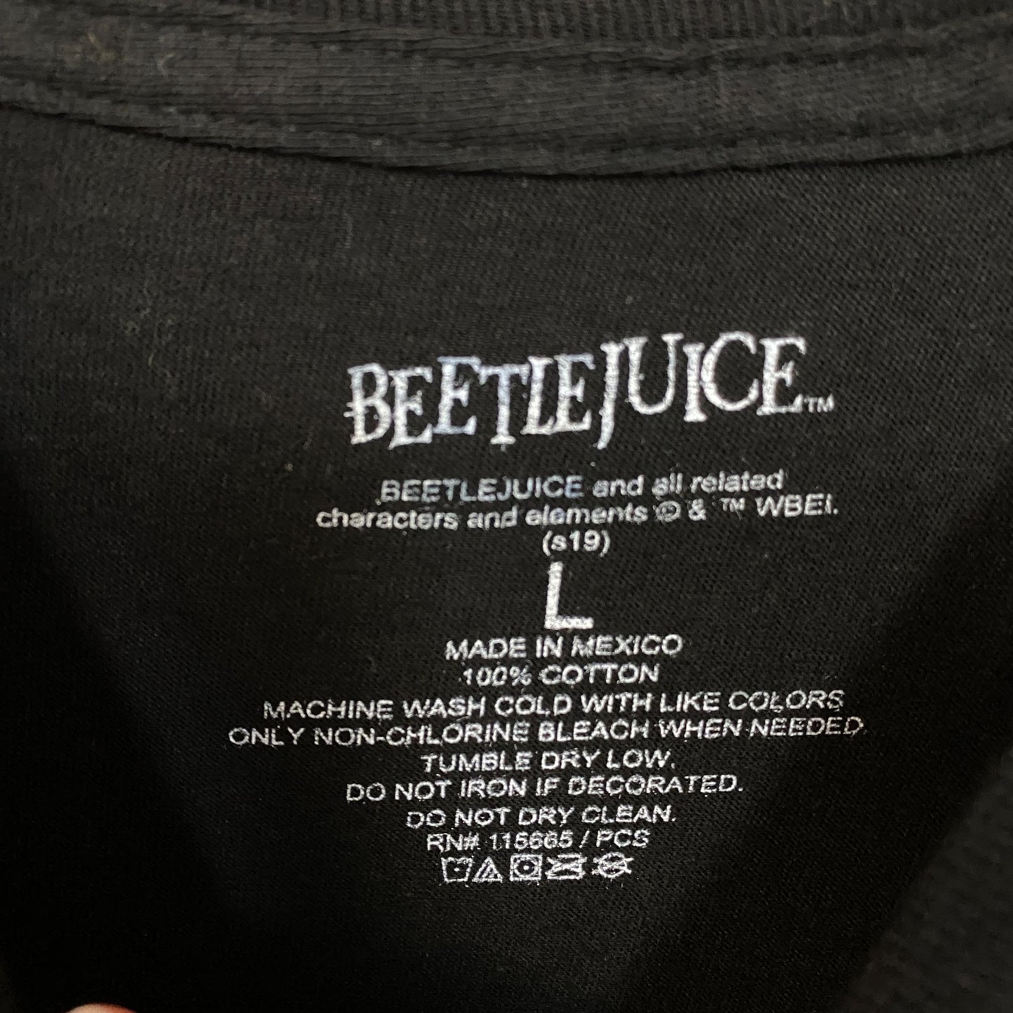 Beetlejuice The Ghost with The Most T-Shirt Large