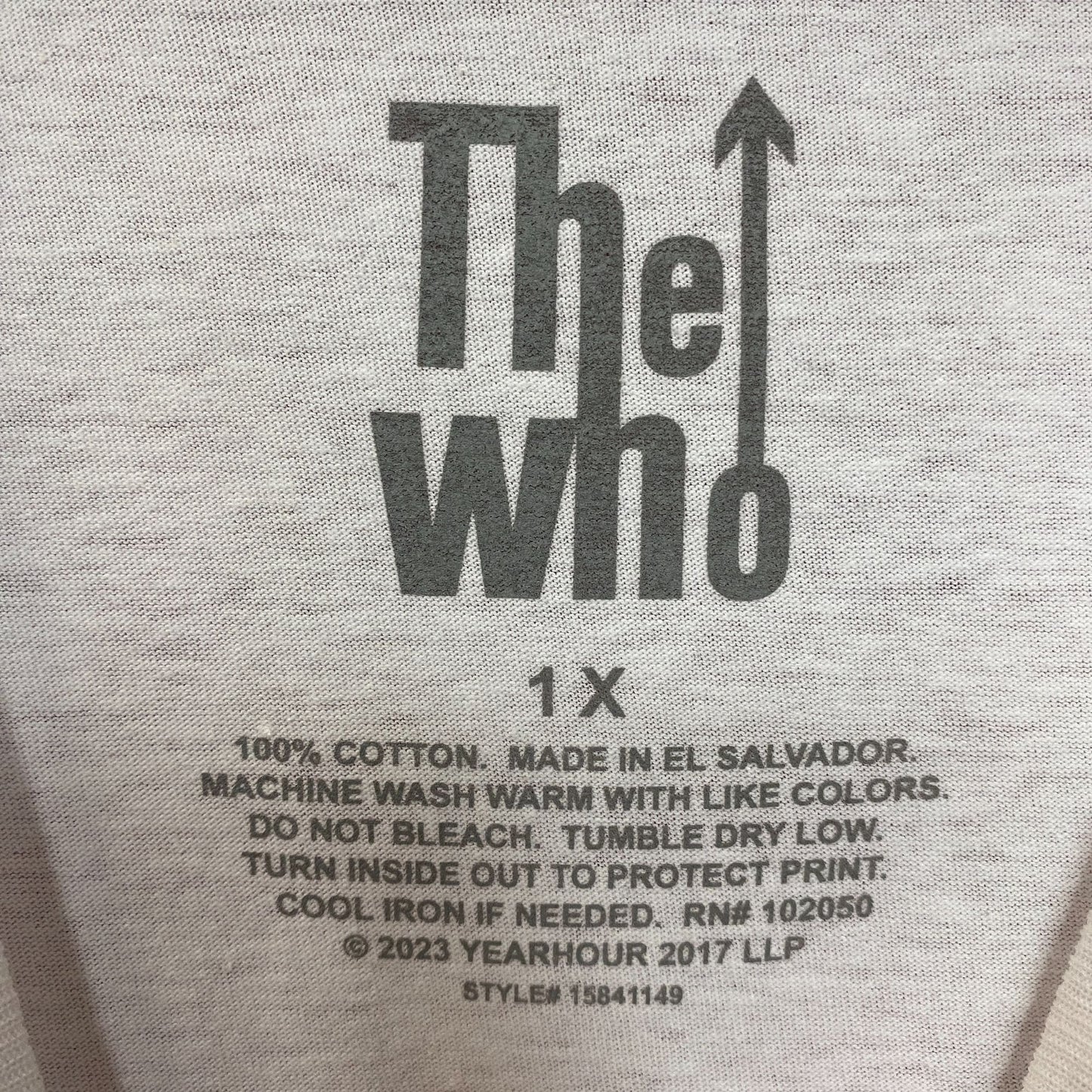 The Who In Concert Target Logo T-Shirt 1X