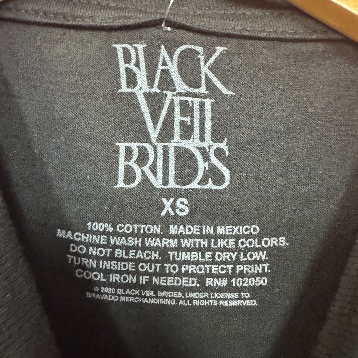 Black Veil Brides Metal Rock Tshirt extra small