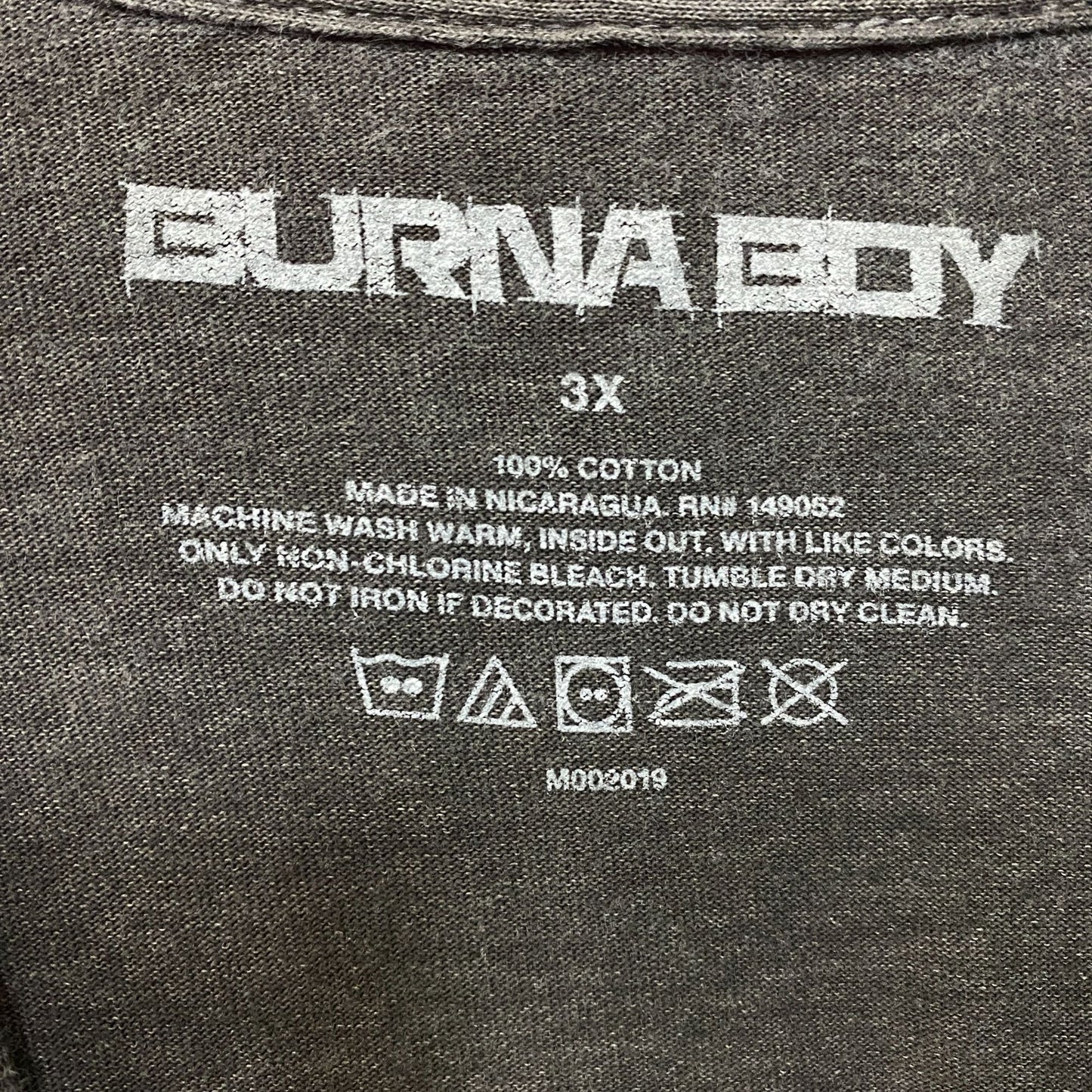 Burna Boy I Told Them Tour Graphic Design T-Shirt 3XL