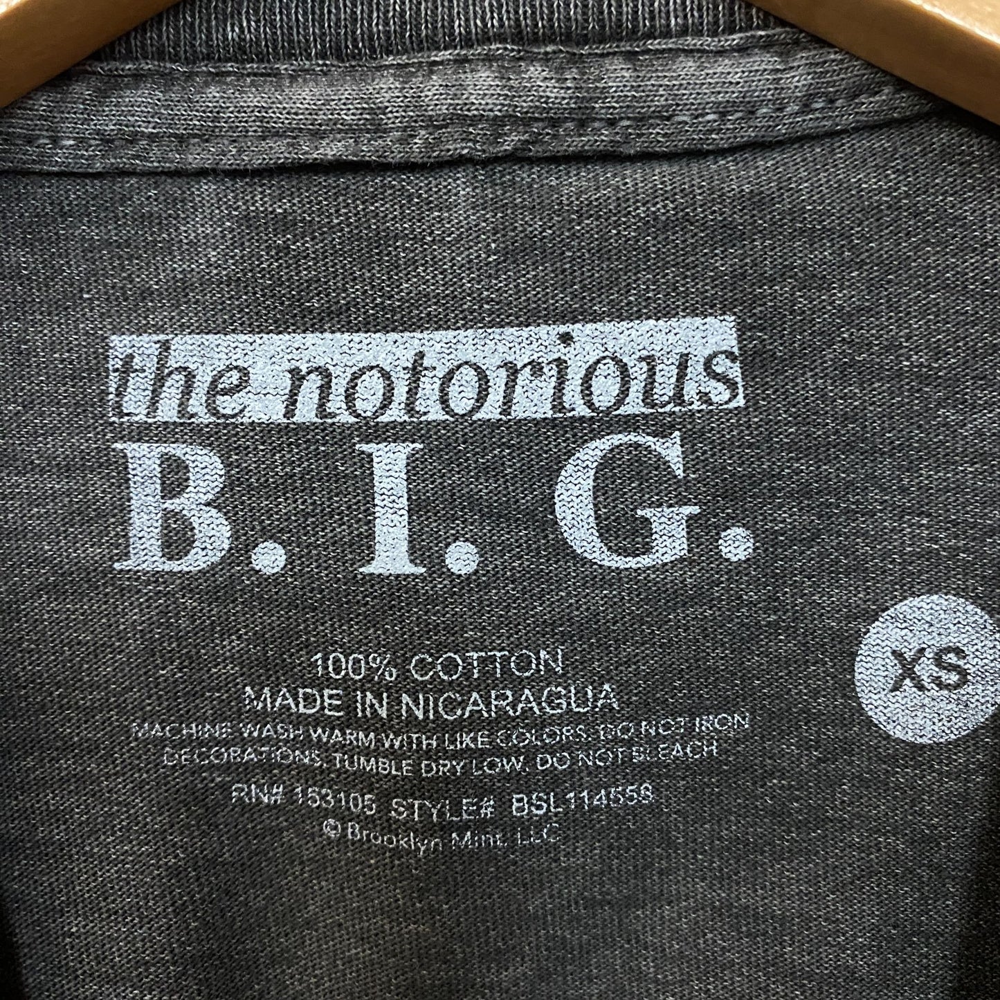 The Notorious B.I.G. Biggie Smalls Life After Death Tour Sleeveless Crop Tee XS