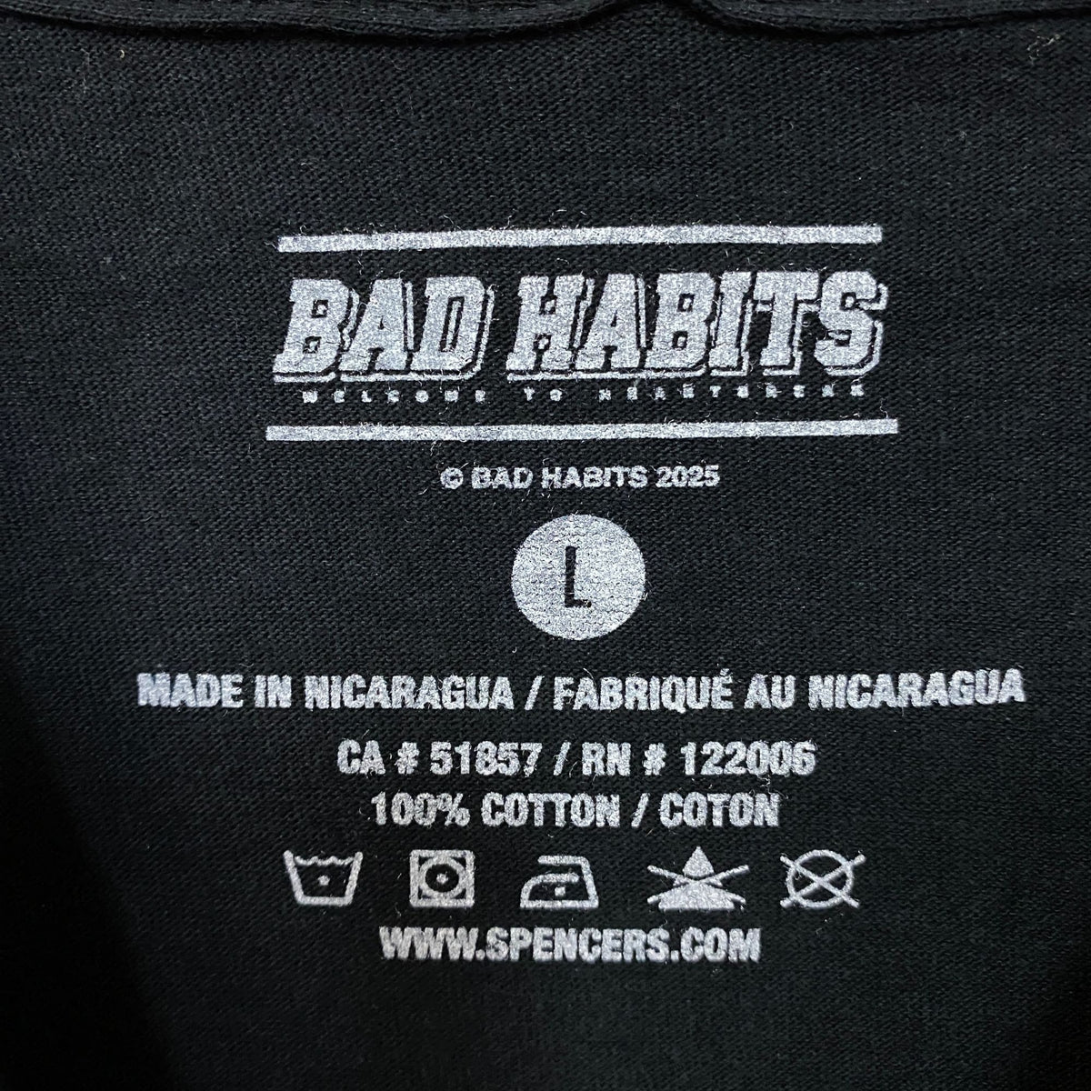 Bad Habits Mazda RX-7 FD3S Sportscar Lucky 7 Star Anime Style T-Shirt Large