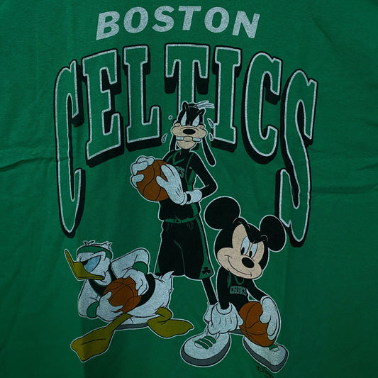Junk Food Kelly Green Boston Celtics Disney Mickey Squad T-Shirt XXL