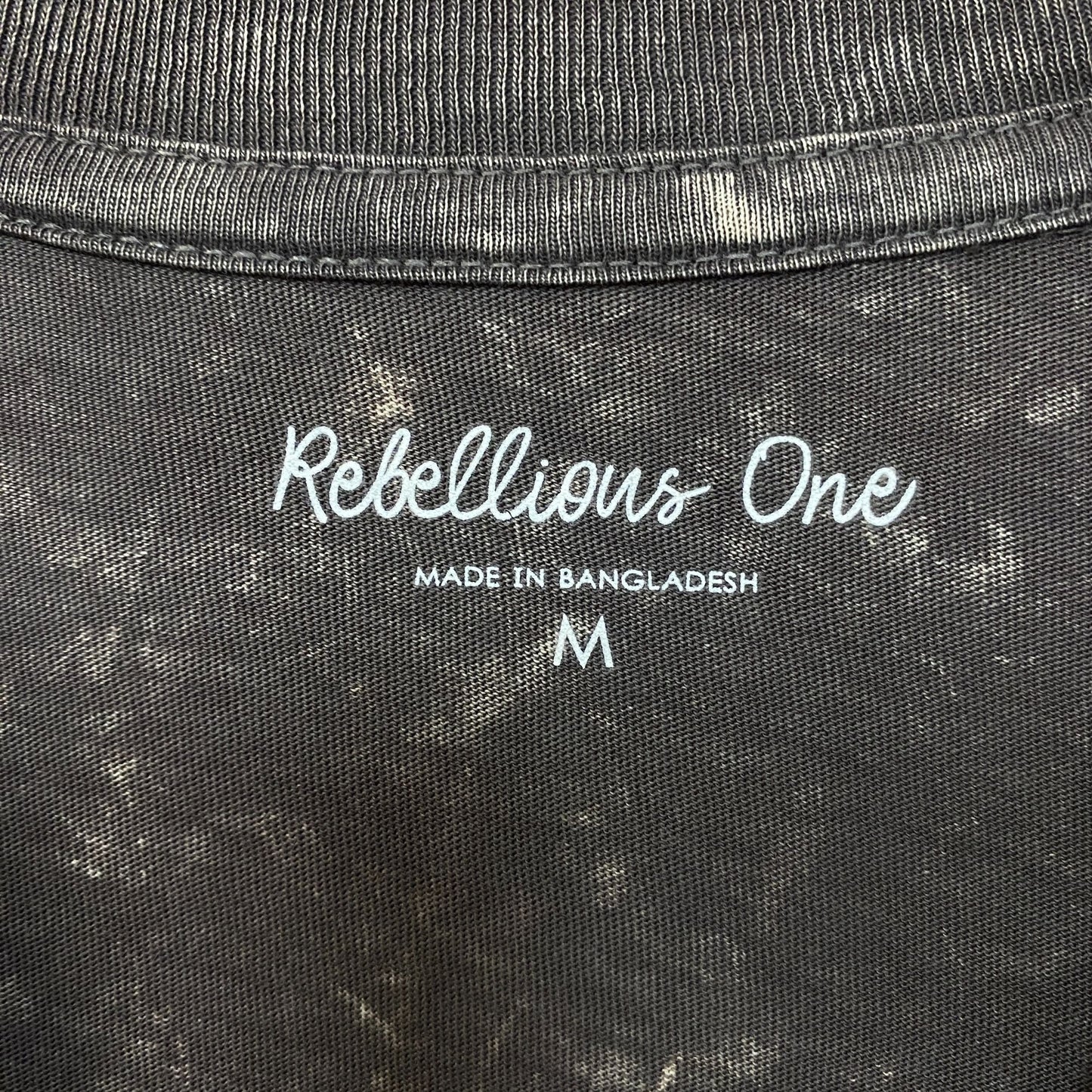 Rebellious One Boston Graphic Crop Top Medium