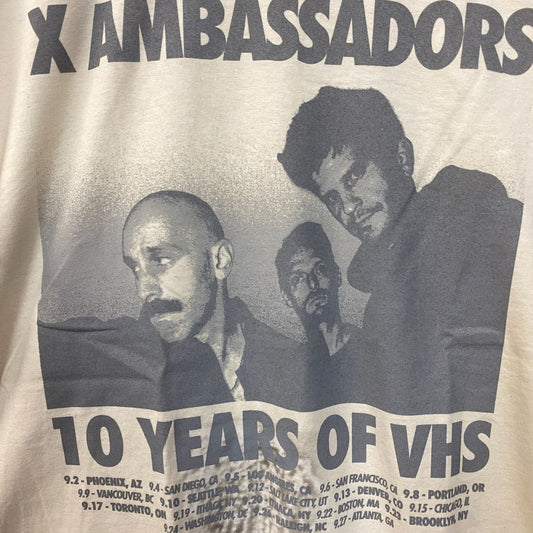 X-Ambassador VHS Anniversary Tour T-Shirt XL