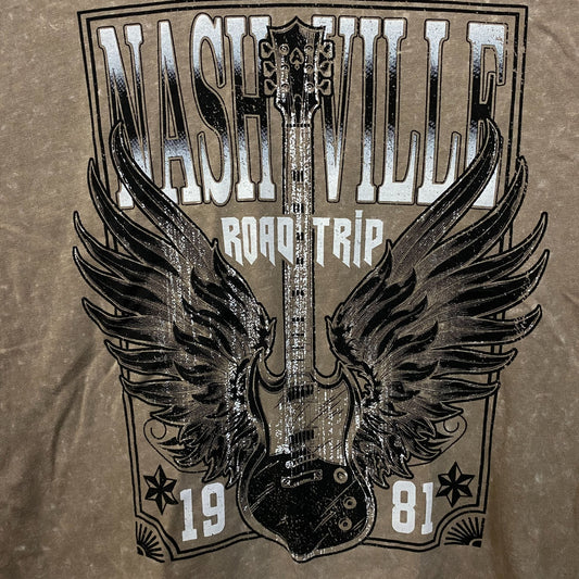 Nashville Road Trip Women's Crop Top Size Small