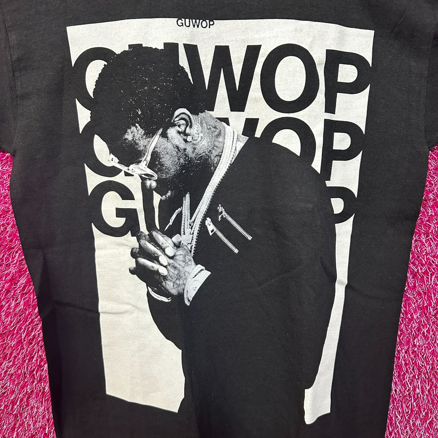 GUWOP Mane God Unity Wisdom Opportunity Power Rapper Tee XS