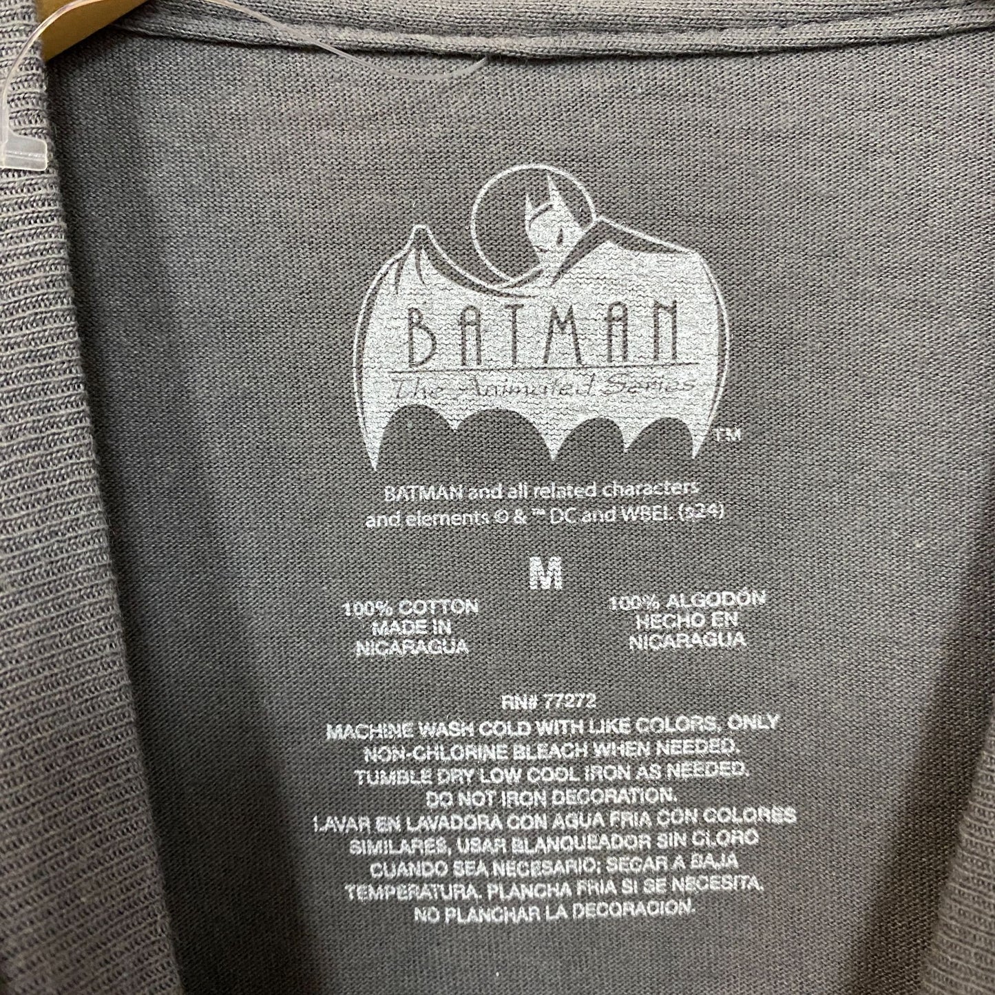 DC Comics Batman The Animated Series Joker & Harley Quinn Mad Love T-Shirt Medium