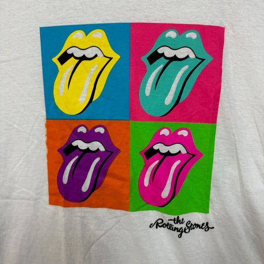 The Rolling Stones Hot Lips Pop Art Rock Tshirt size XL