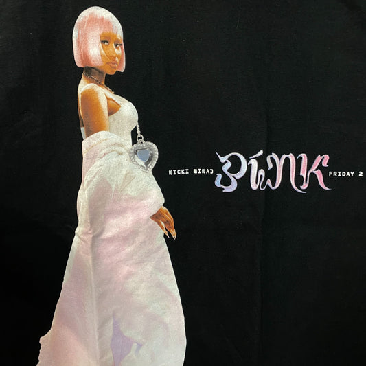 Nicki Minaj Pink Friday 2 Album Cover Graphic T-Shirt Large