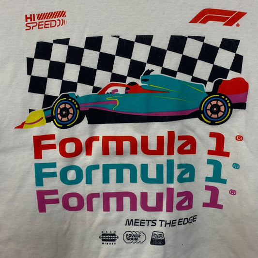 Junk Food Women's Formula 1 Finish Line Crop T-shirt XL