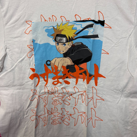 Naruto Uzumaki Hidden Leaf Hero Naruto Shippuden Anime Tee L