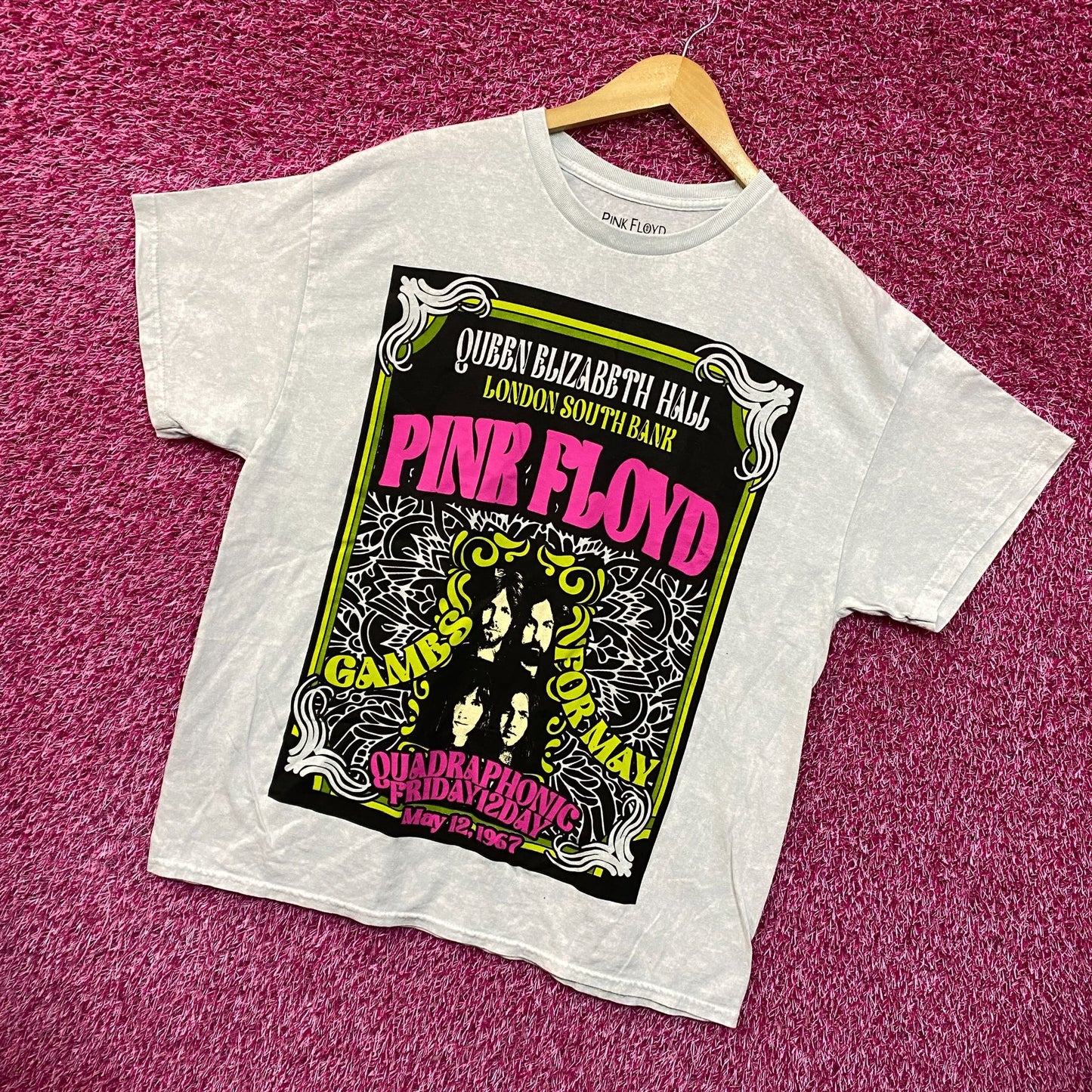 Pink Floyd 1967 London Tour Rock Shirt size 1X