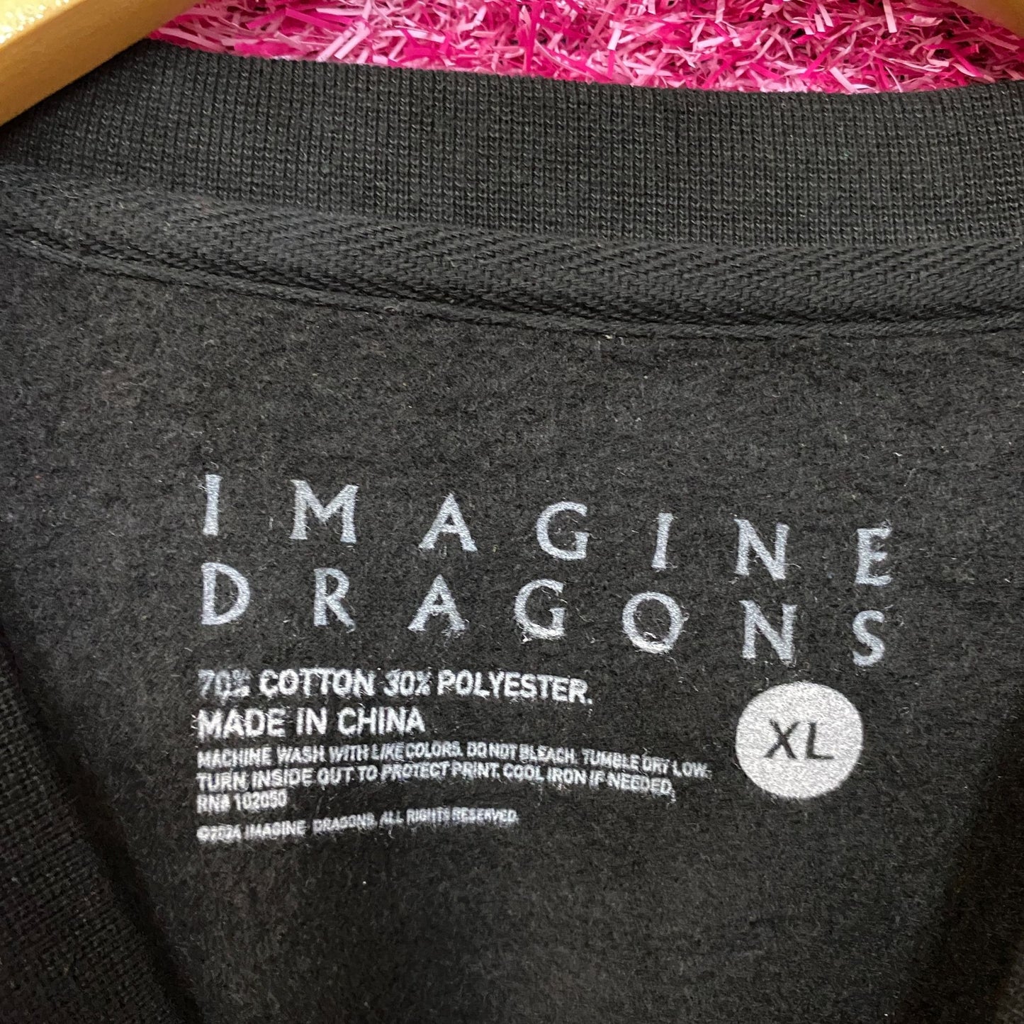 Imagine Dragons Loom World Tour 2024 Crewneck Sweatshirt XL