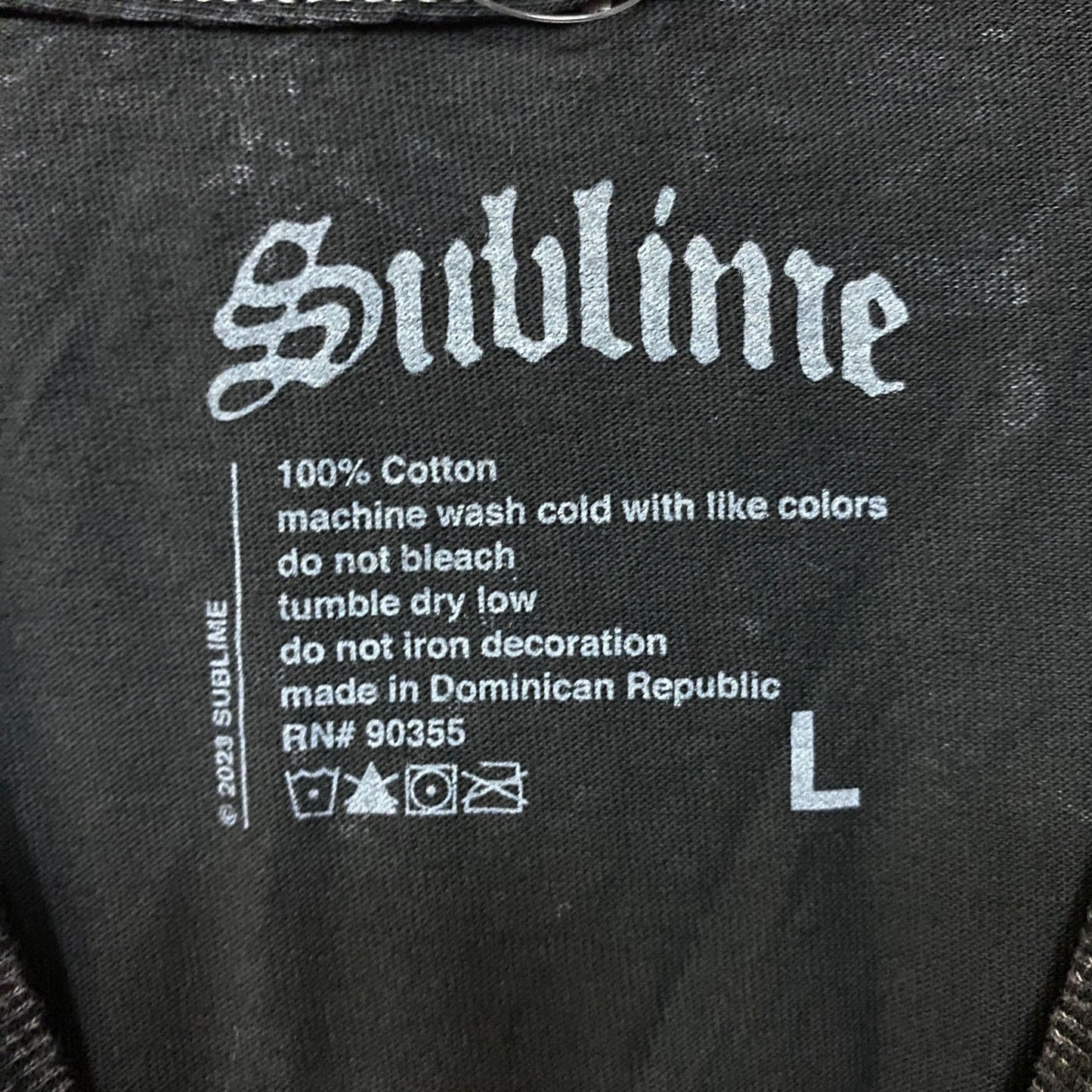Sublime Long Beach Vintage Wash Graphic T-Shirt Large