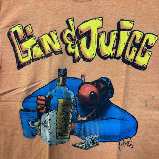 Snoop Doggy Dogg Gin & Juice Album Cover Art Hip Hop Tee M