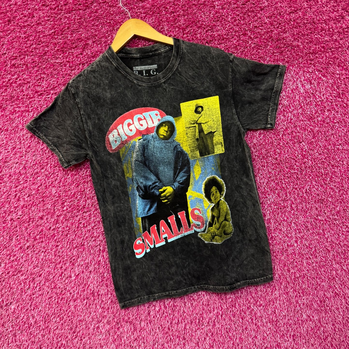 Biggie Smalls Ready to Die Baby Gimme the Loot Rap Tee small