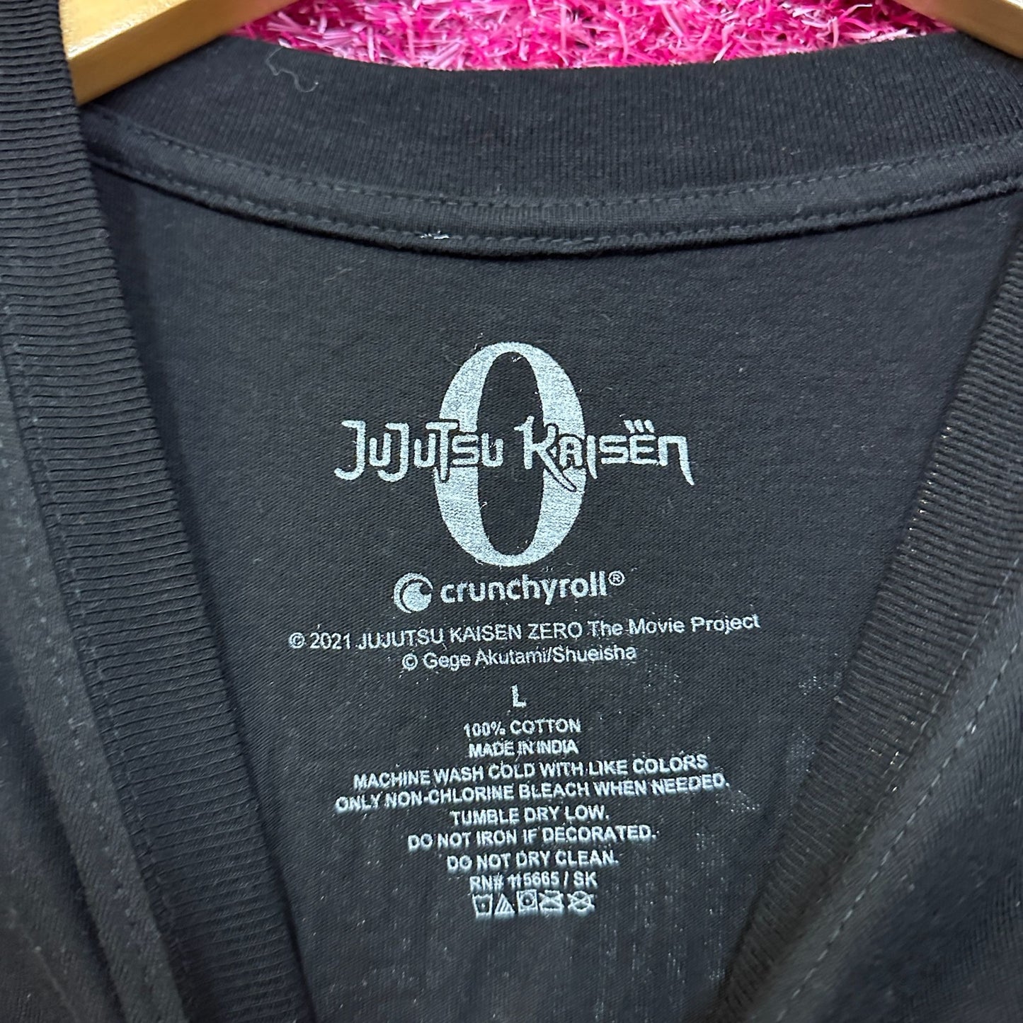 Satoru Gojo JuJuTsu Kaisen 0 Anime Movie Long Sleeve L