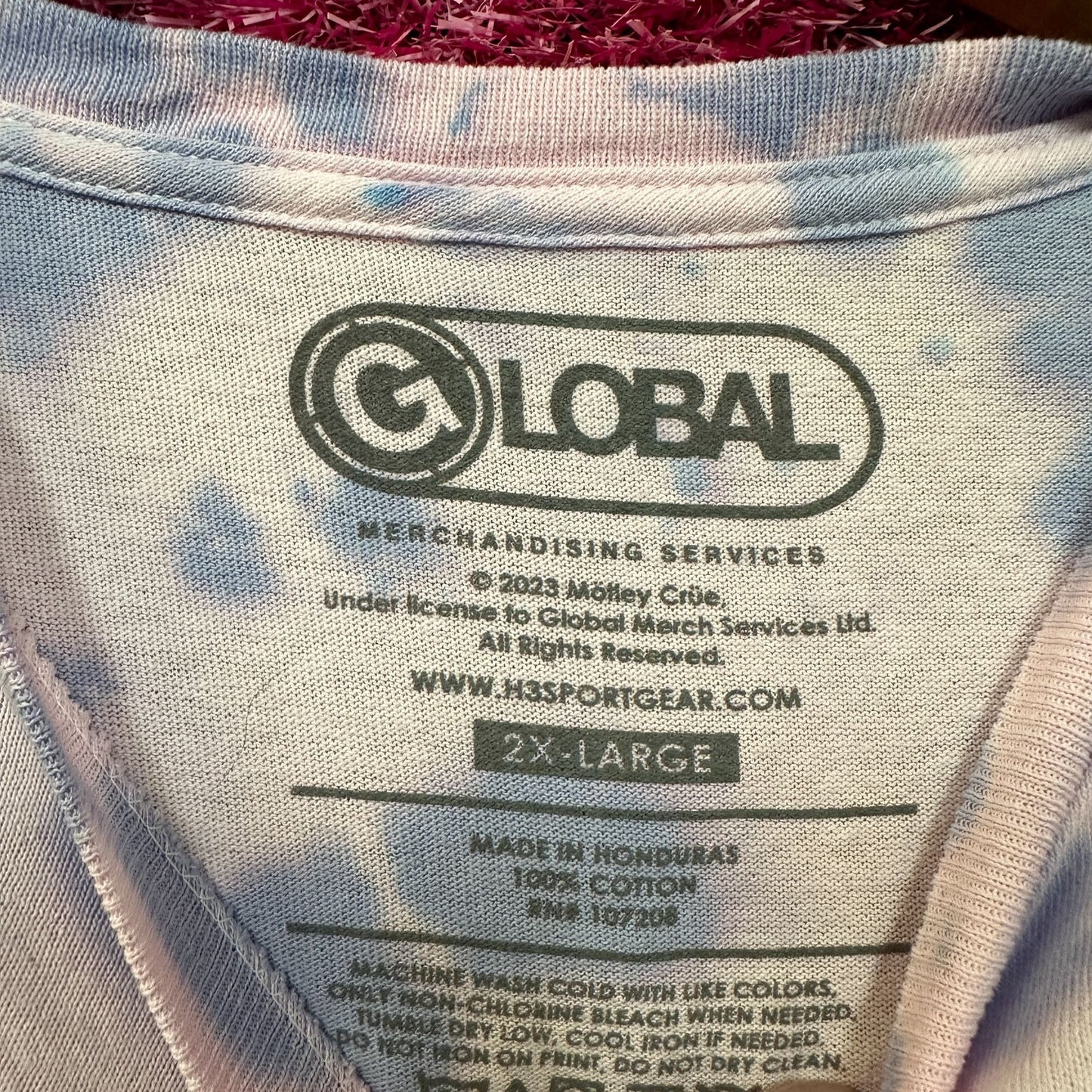 Motley Crue Dr Feel Good Tie dye tshirt size 2X