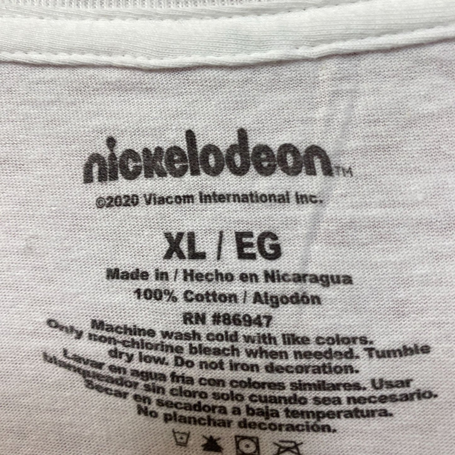 The Best of Nickelodeon Tshirt size extra large