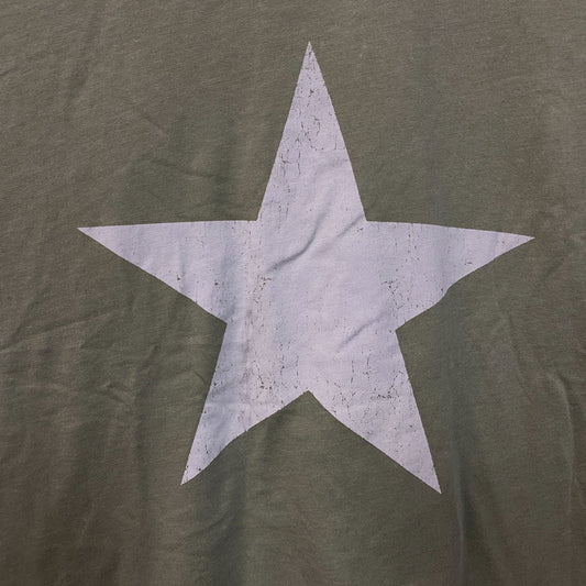 Maurices Olive Green Star Graphic Crop T-Shirt 2XL