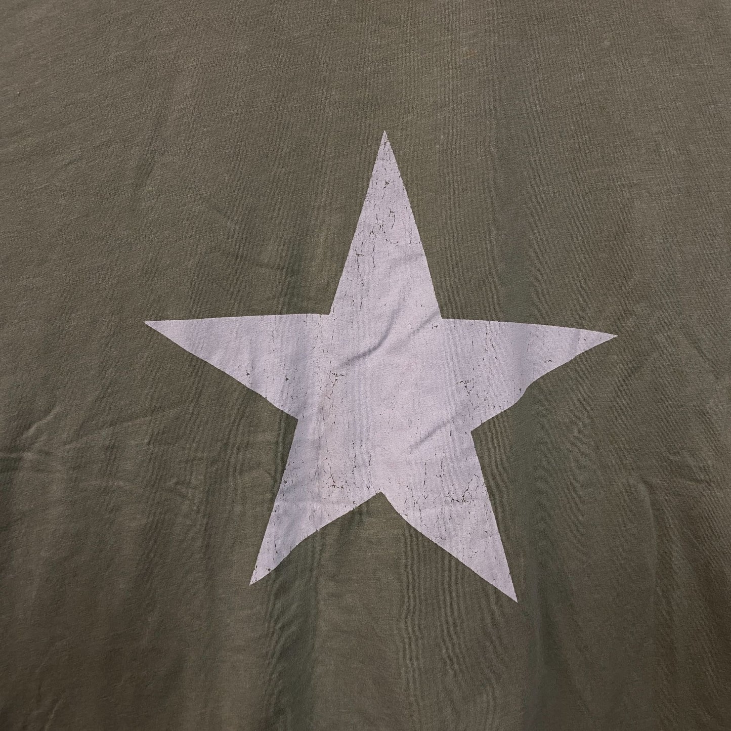 Maurices Olive Green Star Graphic Crop T-Shirt 2XL