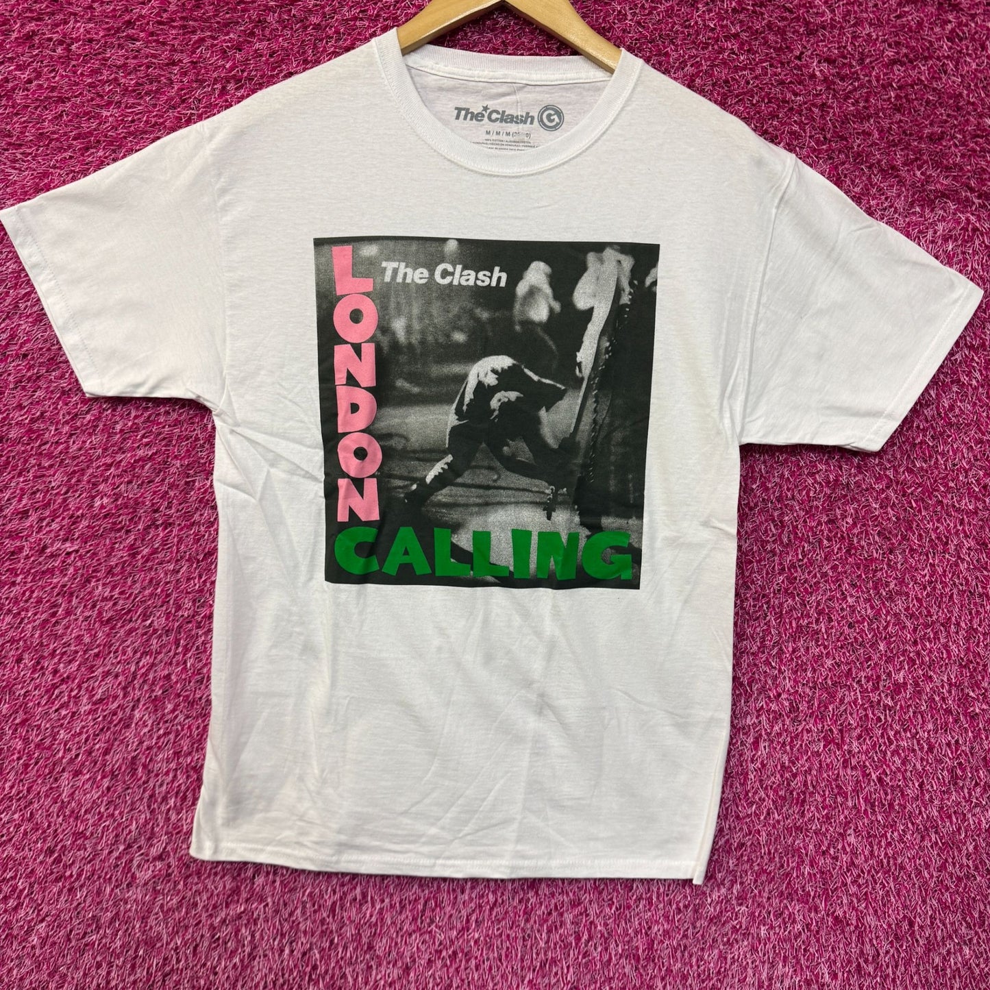 The Clash London Calling Album Cover Post Punk Band Tee M