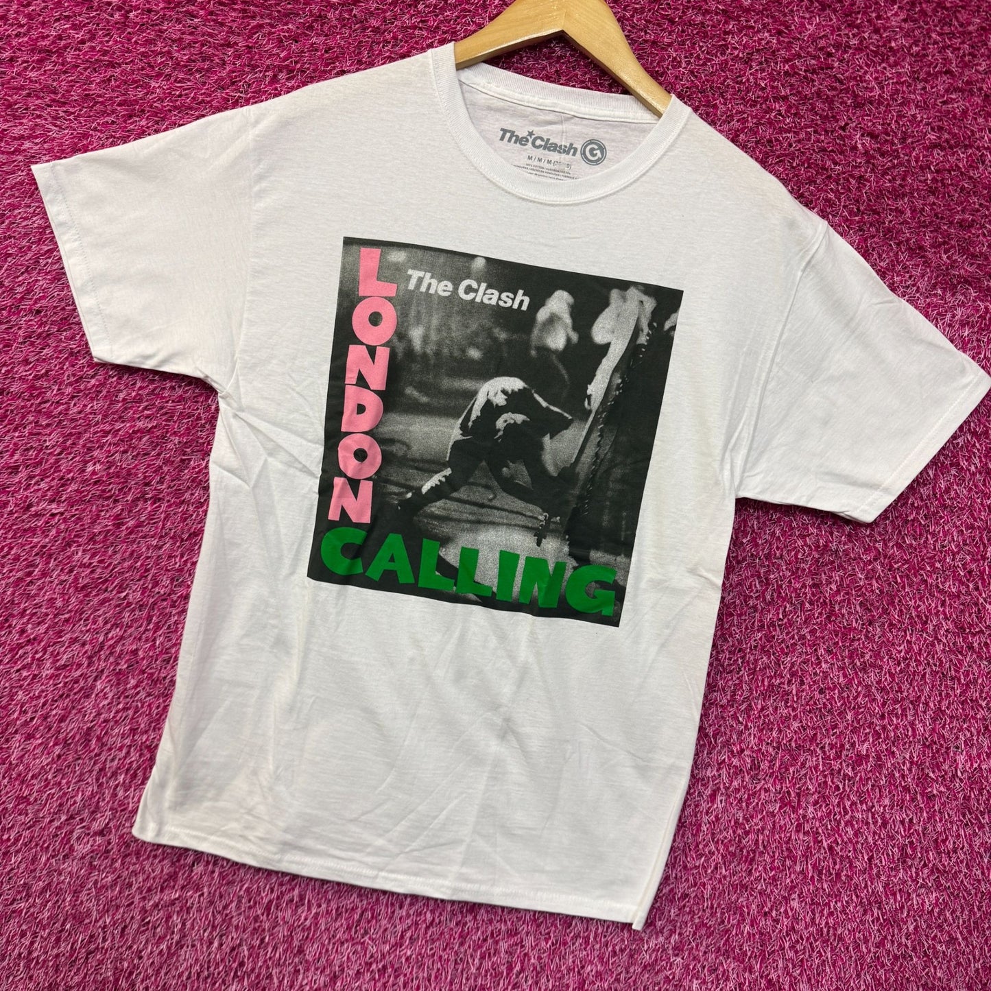 The Clash London Calling Album Cover Post Punk Band Tee M