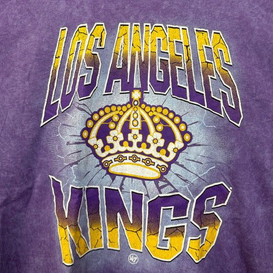 Los Angeles Kings Throwback Team Logo NHL T-shirt Size 2XL