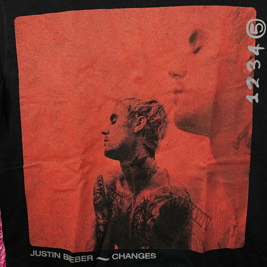 Justin Bieber Changes Album Cover Graphic T-Shirt Small