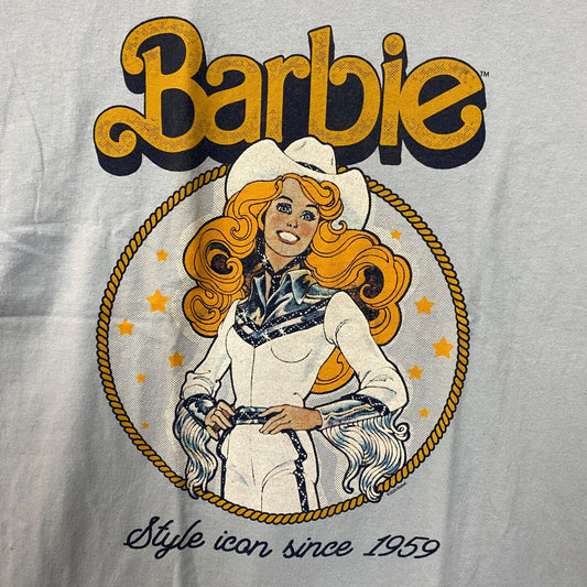 Barbie Cowgirl Style Icon Since 1959 Retro Vintage Style T-Shirt Medium