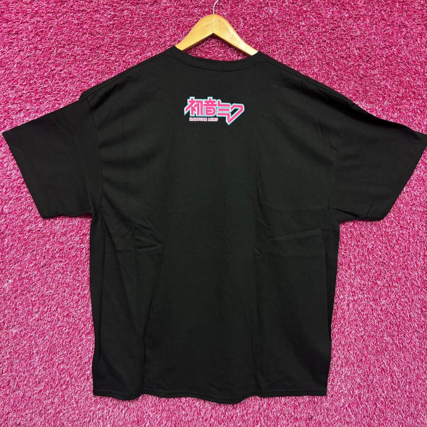 Hatsune Miku Power Up Acid Wash Tshirt size 2xl
