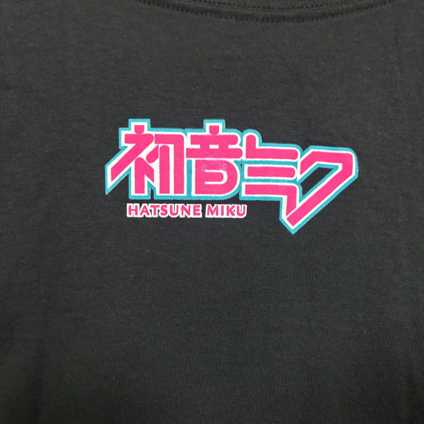 Hatsune Miku Power Up Acid Wash Tshirt size 2xl