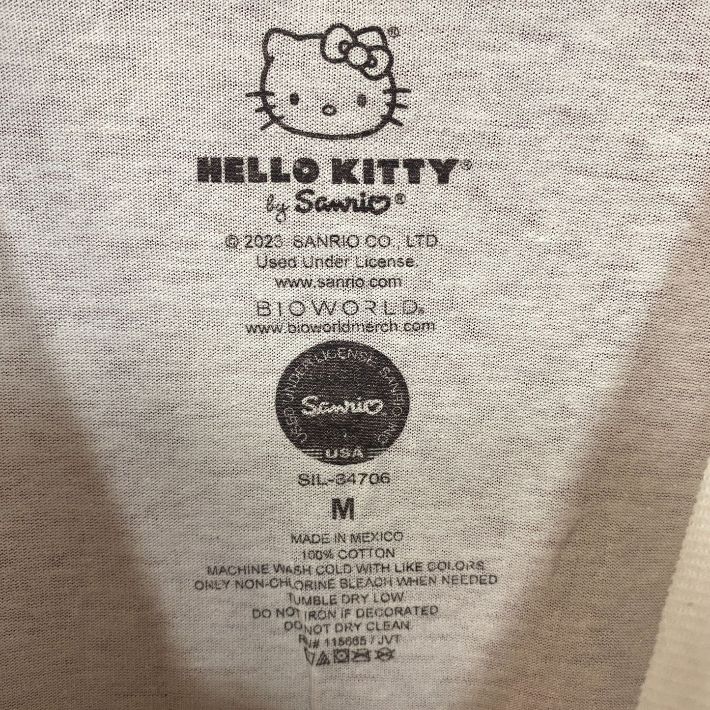 Sanrio Hello Kitty Always Be Kind Kawaii Crop Top Medium