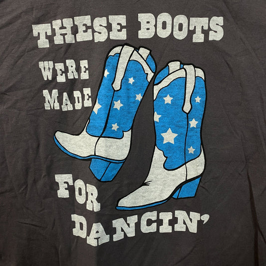 Junk Food These Boots Were Made For Dancin' Easy Graphic Women's Tee XL