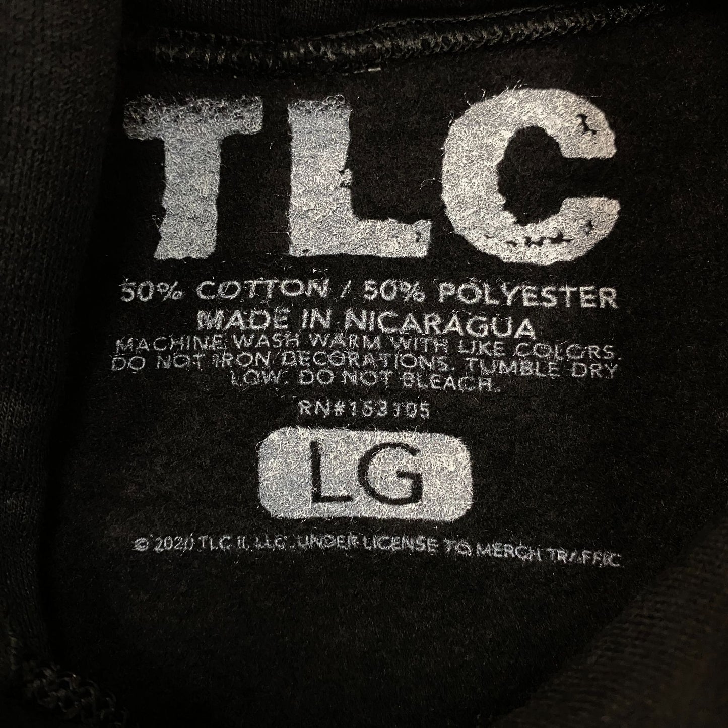 TLC Ohhh On the TLC Tip Airbrush Urban Pop Group Hoodie L