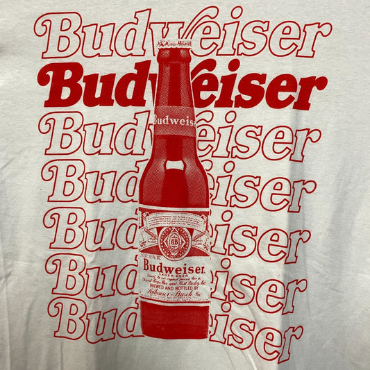 Budweiser Beer Graphic Design Promo T-Shirt Medium