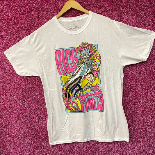 Adult Swim Rick & Morty Acid Trip size Large