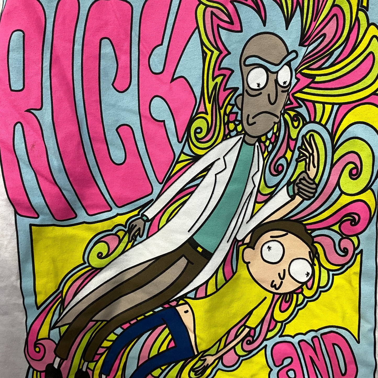 Adult Swim Rick & Morty Acid Trip size Large