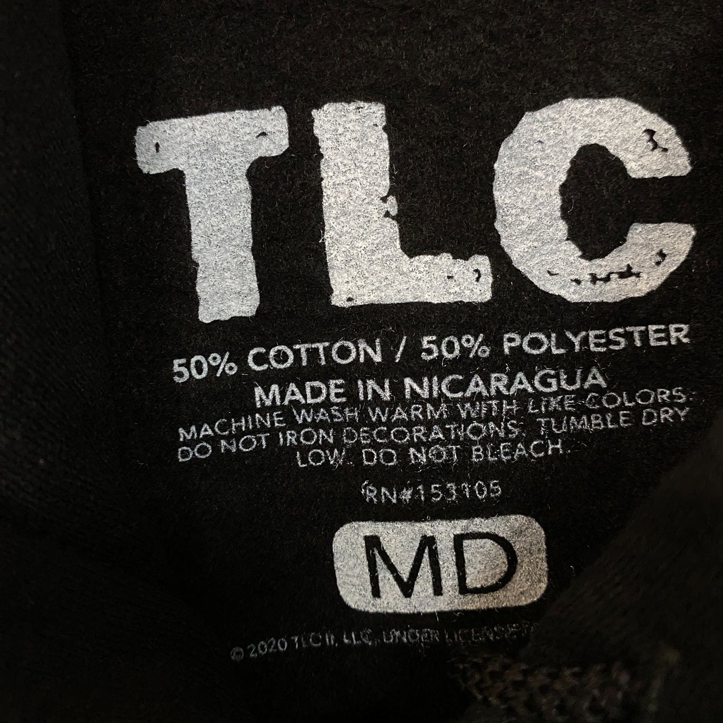 TLC Ohhh On the TLC Tip Airbrush Urban Pop Group Hoodie M