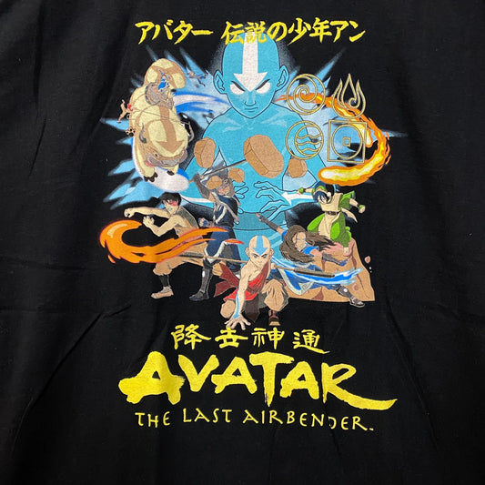 Avatar The Last Airbender Four Elements Team Avatar Graphic T-Shirt large