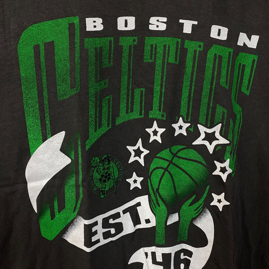 Junk Food Clothing Women's NBA Boston Celtics Banner Vintage StyleTee Medium