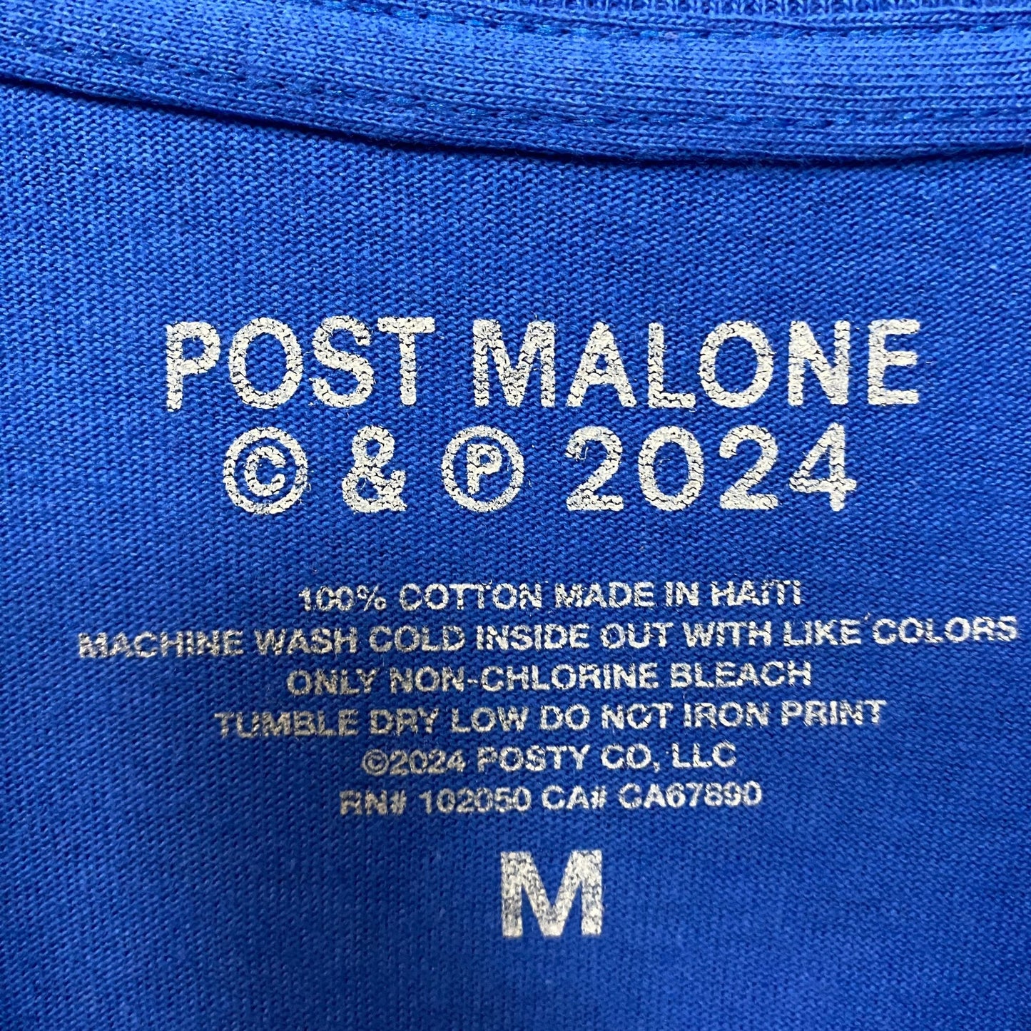 Post Malone F-1 Trillion T-Shirt Medium