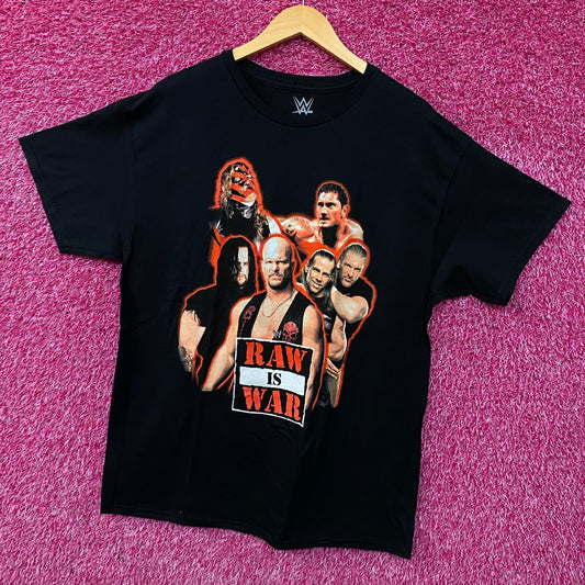 WWE Monday Night Raw Poster Raw is War T-Shirt Large