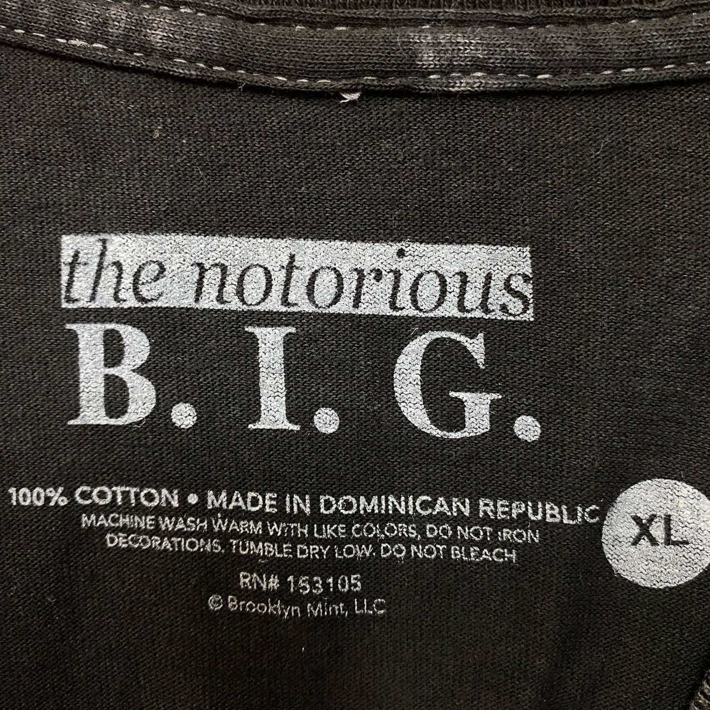 The Notorious B.I.G Biggie Smalls Brooklyn Mint T-Shirt XL