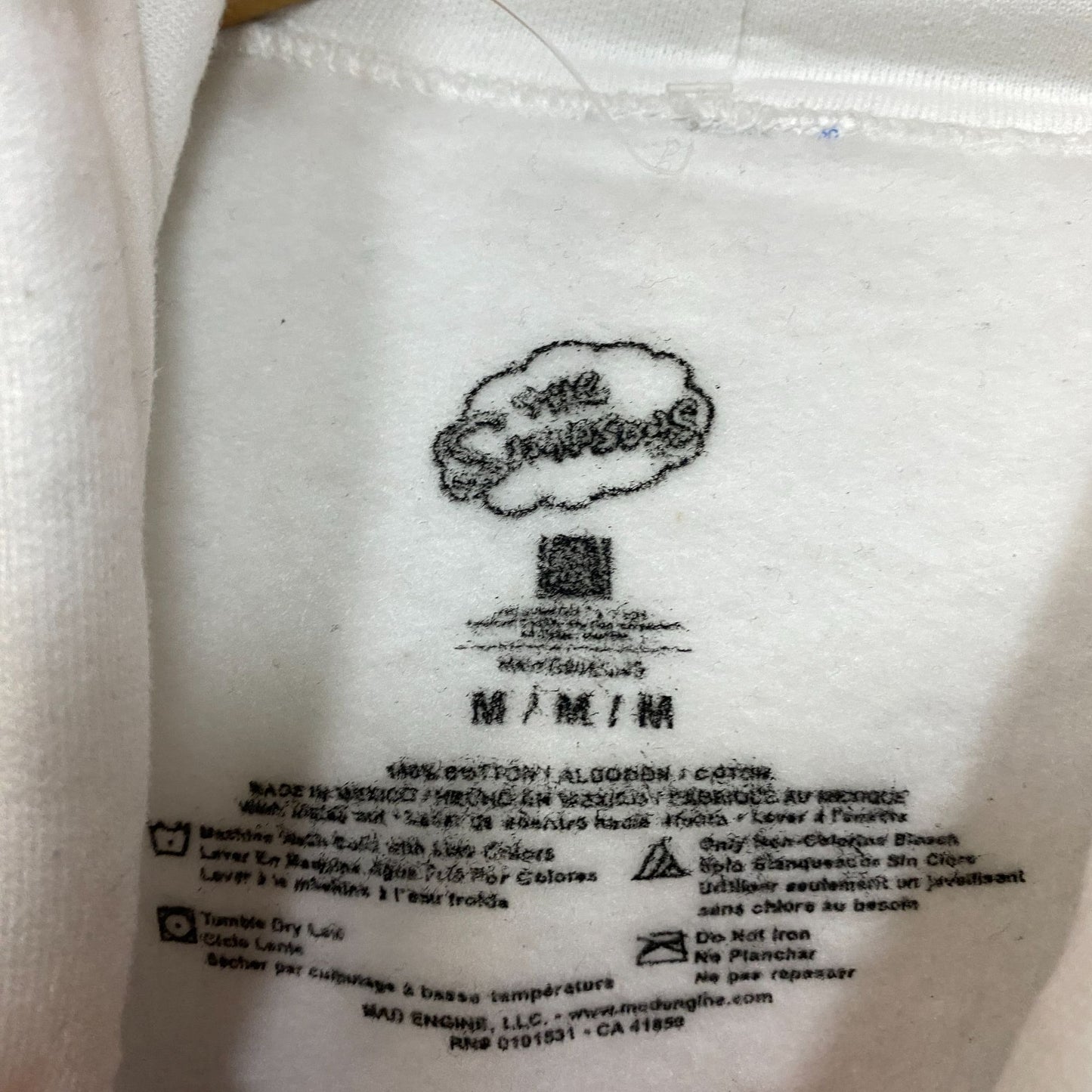 The Simpsons Classic Family Couch Pull Over Hoodie Medium